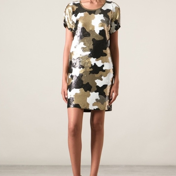 MICHAEL Michael Kors Dresses & Skirts - MICHAEL Michael Kors Sequin Camo Cocktail Dress